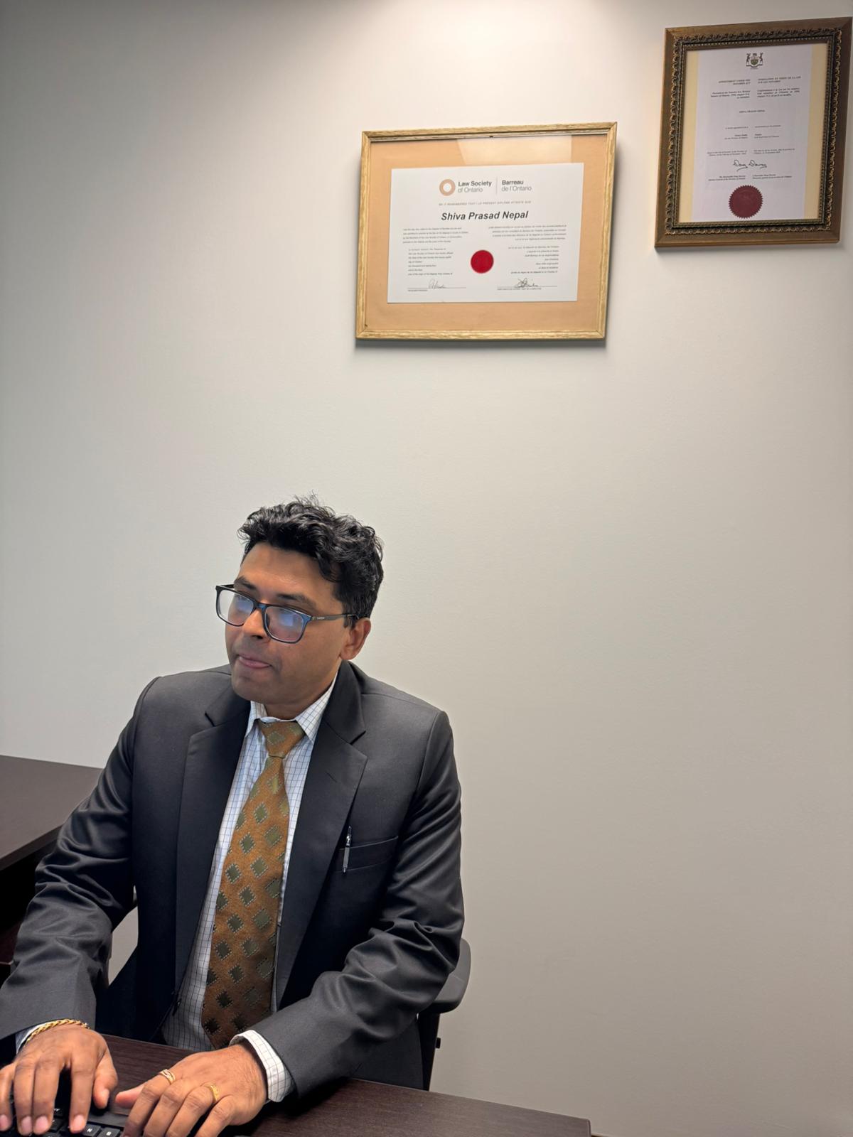 Shiva Prasad Nepal at legal conference